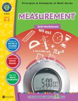 Measurement - Drill Sheets Gr. 6-8 (Principles & Standards of Math) - Classroom Complete Press 1553195310 Book Cover