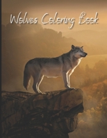 Wolves Coloring Book: A painting fun for children and adults B0BRMFQZQ3 Book Cover