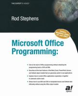 Microsoft Office Programming: A Guide for Experienced Developers 1590591216 Book Cover