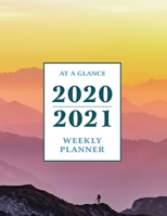 At a Glance 2020-2021 Weekly Planner: Blue Sky Sunrise Rainbow 2 Year / 24 Month Planner for Desk - Jan 2020 - Dec 2021 Calendar Size: 8.5 x 11 1705927696 Book Cover