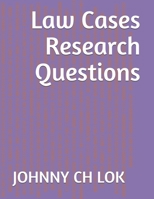 Law Cases Research Questions 1706621469 Book Cover