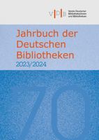 Jahrbuch Der Deutschen Bibliotheken 70 (2023/2024) 3447119985 Book Cover