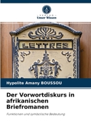 Der Vorwortdiskurs in afrikanischen Briefromanen 6204030892 Book Cover