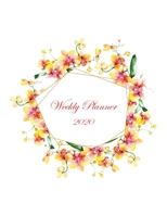 Weekly Planner 2020: Weekly Planner Undated Yellow Orchid Bouquet Cover Year In Review, Weekly Planner, To-Do List, And Additional Notes (8.5x11)(No.2) 1673421989 Book Cover