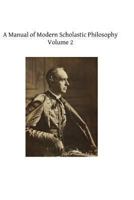 A Manual Of Modern Scholastic Philosophy Vol II 1489551514 Book Cover