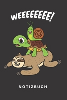 Notizbuch: Notizbuch | Notizheft | Schreibbuch |  110 Seiten | Karo | Kariert | Karos | DIN A5 | Faultier | Faultiere | Zoo | Tierpfleger | Tier | ... | Lustig | Comic | Reiten (German Edition) 1712901109 Book Cover