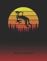 Weekly Planner: Workout | 2020 - 2021 | Plan Weeks for 1 Year | Retro Vintage Sunset Cover | January 20 - December 20 | Planning Organizer Writing ... | Plan Days, Set Goals & Get Stuff Done 1692547704 Book Cover
