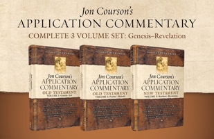 Jon Courson's Application Commentary, Complete 3-Volume Set: Genesis - Revelation 031011831X Book Cover