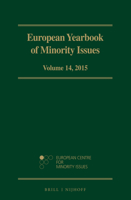 European Yearbook of Minority Issues, Volume 14 (2015), 9004341730 Book Cover