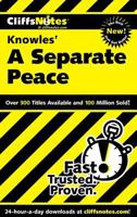 A Separate Peace (Cliffs Notes) 0764585789 Book Cover