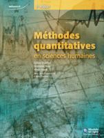 Methodes quantitatives en sciences humaines 3e edition 2896501304 Book Cover