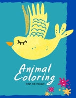 Animal coloring books for toddlers: Workbook a great Preschool Learning Tool and Activity Book.Perfectly sized at 8.5" x 11" for easy portability. B08DC1P4PB Book Cover