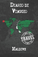 Diario di Viaggio Maldive: 6x9 Diario di viaggio I Taccuino con liste di controllo da compilare I Un regalo perfetto per il tuo viaggio in Maldive e per ogni viaggiatore 1670992853 Book Cover