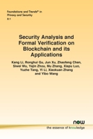 Security Analysis and Formal Verification on Blockchain and Its Applications 1638285683 Book Cover