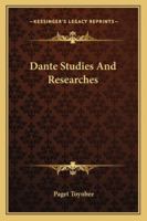 Dante Studies and Researches 0526317302 Book Cover