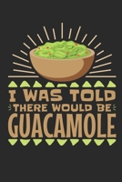 I Was Told There Would Be Guacamole: Guacamole Journal, Blank Paperback Notebook for Guacamole Lovers, 150 pages, college ruled 1695873432 Book Cover