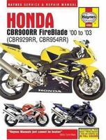 Haynes Honda CBR900RR Fireblade '00 to '03: CBR929RR, CBR954RR 1844250601 Book Cover