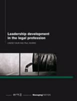 Leadership Development in the Legal Profession 1906355282 Book Cover