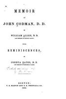 Memoir of John Codman, D. D. 114655513X Book Cover