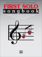 First Solo Songbook: C Instrument, Book & Cassette 0769221467 Book Cover