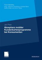 Akzeptanz Mobiler Kundenkartenprogramme Bei Konsumenten 3834930520 Book Cover