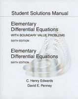 Student Solutions Manual for Elementary Differential Equations with Boundary Value Problems 0136006159 Book Cover
