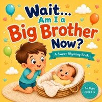 Wait… Am I a Big Brother Now?: A Sweet Rhyming Book for Toddlers and Preschoolers About Welcoming a New Baby and Helping Boys Feel Included, Loved, and Ready B0H51J7T8C Book Cover