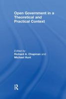 Open Government in a Theoretical and Practical Context 1138259241 Book Cover