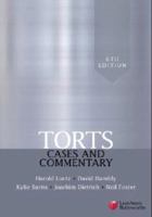 Torts: Cases and Commentary 0409322059 Book Cover