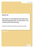 Konzeption Und Implementierung Eines Mitarbeitergespraches ALS Alternative Zur Traditionellen Beurteilung 3838636236 Book Cover