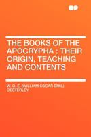The Books of the Apocrypha: 1018556842 Book Cover