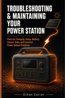 Portable Power Station Troubleshooting & Maintenance: A Practical Guide to Charging, Solar, Output, Battery Problems, and Safe Troubleshooting B0HHXRH3VL Book Cover