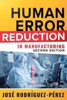 Human Error Reduction in Manufacturing 1636940897 Book Cover