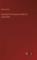 Geschichte des Plusquamoerfekts im Lateinischen 3368487329 Book Cover