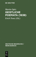 Geistliche Poemata: 1638 3484160004 Book Cover