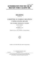 Authorization for the use of military force against ISIL 1517641969 Book Cover