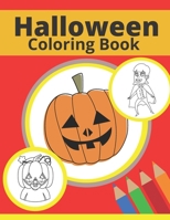Halloween Coloring Book: Book For Kids Boys and Girls Happy Halloween 2020 B08FXGX8Q1 Book Cover
