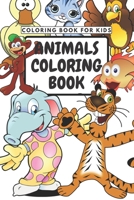 Coloring Book For Kids Animals Coloring Book: coloring book for kids ages 4-9 B08W6P2GGR Book Cover