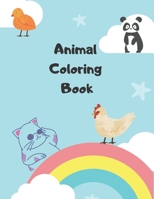 Animal Coloring Book: Kids Coloring Books Animal Coloring Book For Kids Aged 3-8 B08CWCFPTN Book Cover