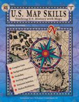 U.S. Map Skills, Grade 5 (Map Skills) 0880129344 Book Cover