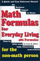 Math Formulas for Everyday Living 0972248609 Book Cover