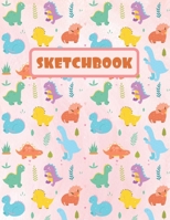 SKETCHBOOK: LARGE PREHISTORIC SKETCHBOOK TO DRAW IN | FOR KIDS AND TODDLER | LARGE JOURNAL NOTEBOOK. 100 BLANK PAGES PERFECT FOR DOODLING AND ... BABY DINOSAUR COVER. TRICERATOPS | DIPLODOCUS 1696441250 Book Cover