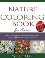 Nature Coloring Book For Seniors 1517391024 Book Cover