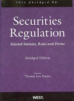 Securities Regulation, Selected Statutes, Rules and Forms, 2011 0314271694 Book Cover
