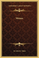 Menus 1425324827 Book Cover