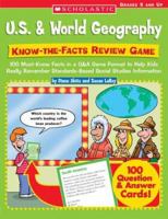U.S. and World Geography: Know-the-Facts Review Game 0439374332 Book Cover