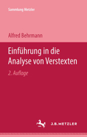 Einf�hrung in Die Analyse Von Verstexten 3476120899 Book Cover