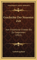 Geschichte Der Neuesten Zeit 1167720261 Book Cover