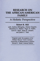 Research on the African-American Family: A Holistic Perspective 0865690219 Book Cover