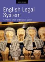 English Legal System: Mylawchamber Pack 140581165X Book Cover